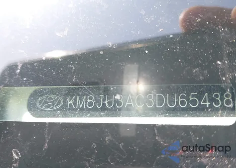 2013 Hyundai Tucson Gls из США, поврежденный, VIN KM8JU3AC3DU654388